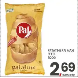 Eurospar PATATINE PAI MAXI FETTE offerta