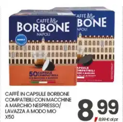 Eurospar CAFFÈ IN CAPSULE BORBONE offerta