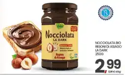 Eurospar NOCCIOLATA BIO RIGONI DI ASIAGO LA DARK offerta