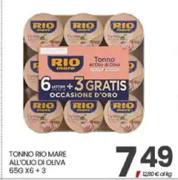 Eurospar Tonno Rio Mare all'olio di oliva offerta
