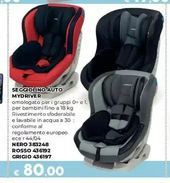 Orizzonte Seggiolini auto offerta
