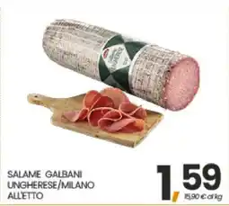 Eurospar SALAME GALBANI UNGHERESE/MILANO ALLETTO offerta