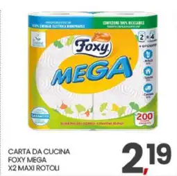 Eurospar CARTA DA CUCINA FOXY MEGA offerta