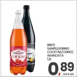 Eurospar BIBITE SANPELLEGRINO COCKTAIL/CHINÒ/ARANCIATA offerta