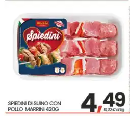 Eurospar SPIEDINI DI SUINO CON POLLO MARRINI 420G offerta