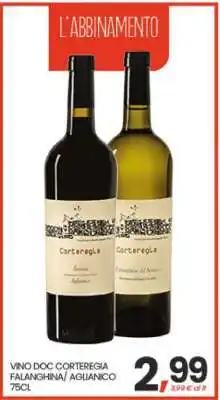 Eurospar VINO DOC CORTEREGIA FALANGHINA/AGLIANICO offerta