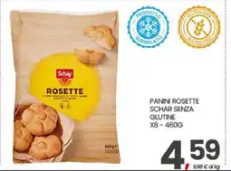 Eurospar PANINI ROSETTE SCHAR SENZA GLUTINE offerta