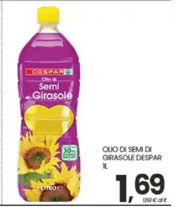 Eurospar OLIO DI SEMI DI GIRASOLE DESPAR 1L offerta