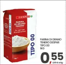 Eurospar FARINA DI GRANO TENERO DESPAR TIPO 00 offerta