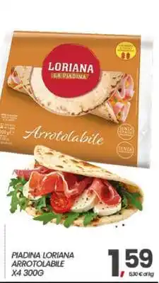 Eurospar PIADINA LORIANA ARROTOLABILE offerta