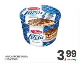 Eurospar MASCARPONE SANTA LUCIA 500G offerta