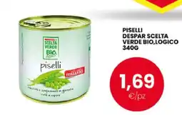 Eurospar PISELLI DESPAR SCELTA VERDE BIO,LOGICO 340G offerta