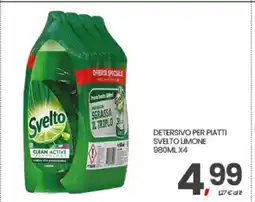 Eurospar DETERSIVO PER PIATTI SVELTO LIMONE offerta
