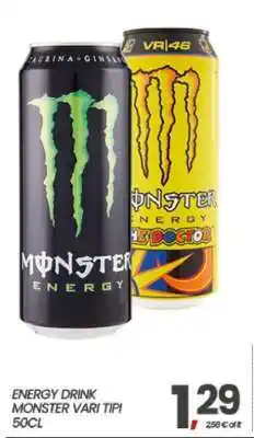 Eurospar ENERGY DRINK MONSTER VARI TIPI offerta