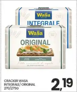 Eurospar CRACKER WASA INTEGRALE/ORIGINAL offerta