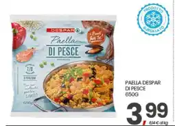 Eurospar PAELLA DESPAR DI PESCE offerta