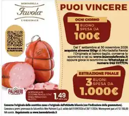 Eurospar Mortadella Favola offerta