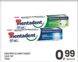 Eurospar DENTIFRICIO MENTADENT offerta
