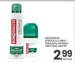 Eurospar DEODORANTE BOROTALCO offerta