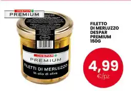 Eurospar FILETTO DI MERLUZZO DESPAR PREMIUM 150G offerta