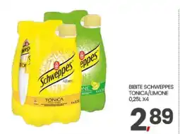 Eurospar BIBITE SCHWEPPES TONICA/LIMONE offerta