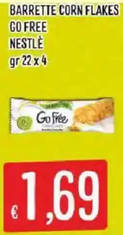 Mercadò Barrette corn flakes Go Free Nestlé offerta
