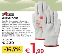 Progress Guanti Core U Power offerta