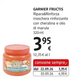 dm drogerie markt Garnier Fructis Hair Bomb Keratin offerta