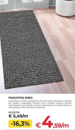 Progress Passatoia Enea offerta