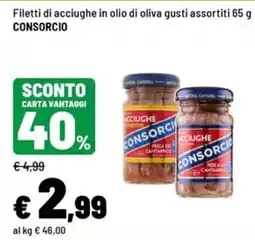 Iper La Grande Filetti di acciughe in olio di oliva gusti assortiti offerta