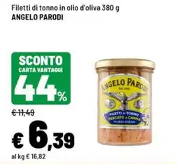 Iper La Grande Filetti di tonno in olio d'oliva Angelo Parodi offerta