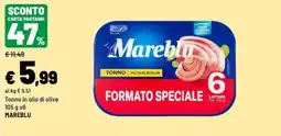 Iper La Grande Tonno in olio di oliva Mareblu offerta