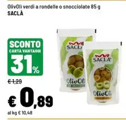 Iper La Grande OlivOli verdi Saclà offerta
