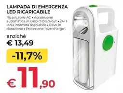 Progress Lampada di emergenza LED ricaricabile offerta