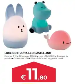 Progress Luce notturna LED Castellino offerta