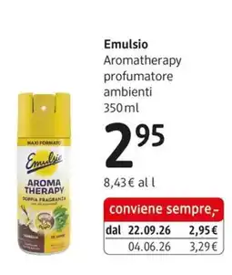 dm drogerie markt Emulsio aromatherapy profumatore ambienti offerta