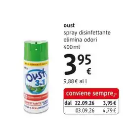 dm drogerie markt Oust spray disinfettante offerta