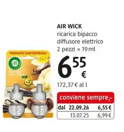 dm drogerie markt Air Wick ricarica bipacco diffusore elettrico offerta