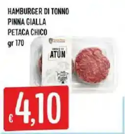 Mercadò Hamburger di tonno Pinna gialla Petaca chico offerta
