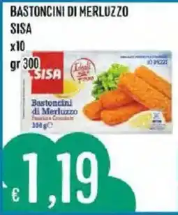 Mercadò Bastoncini di merluzzo SISA offerta