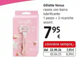 dm drogerie markt Gillette Venus rasoio con barra lubrificante offerta