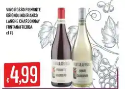 Mercadò Vino rosso Piemonte Grignolino / bianco Langhe Chardonnay Fontanafredda offerta
