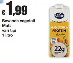 Sì con te Supermercati Bevande vegetali Matt offerta