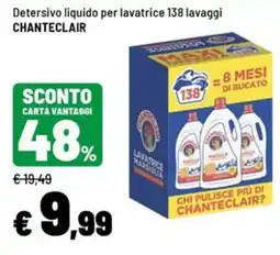 Iper La Grande Detersivo liquido per lavatrice Chanteclair offerta