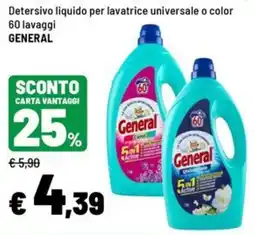 Iper La Grande Detersivo liquido per lavatrice General offerta