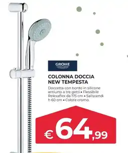 Progress Colonna doccia New Tempesta Grohe offerta