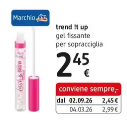 dm drogerie markt trend !t up gel fissante per sopracciglia offerta