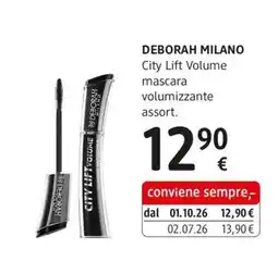 dm drogerie markt DEBORAH MILANO City Lift Volume mascara volumizzante assort. offerta