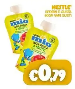Franzy's Nestlé mio 100% frutta & frutti offerta
