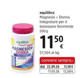 dm drogerie markt equilibra Magnesio+ Donna offerta